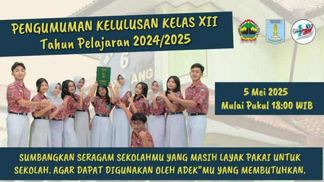 PENGUMUMAN KELULUSAN TP 2024/2025