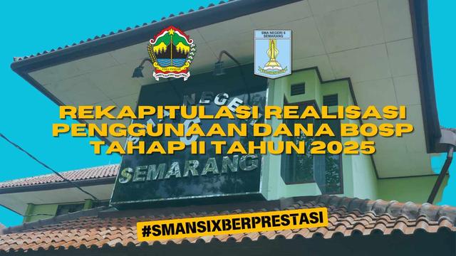 REKAPITULASI REALISASI PENGGUNAAN DANA BOSP TAHUN 2025 TAHAP II